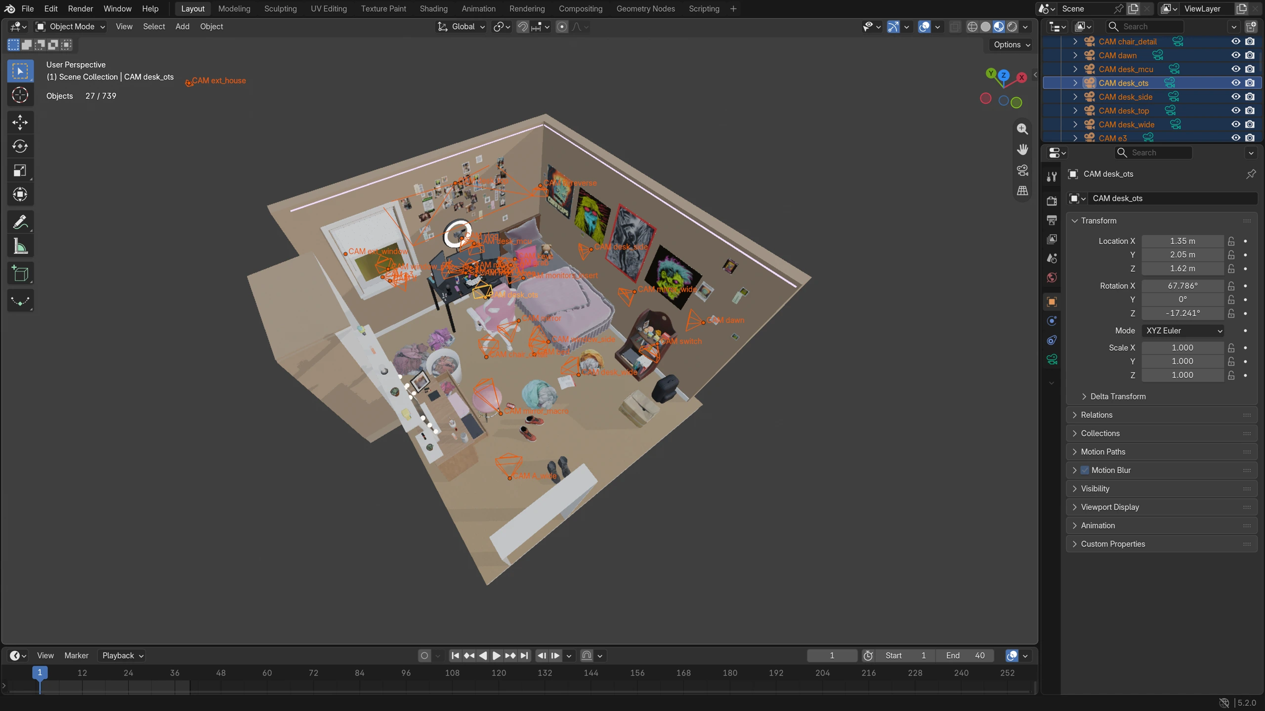 Blender: the camera rig