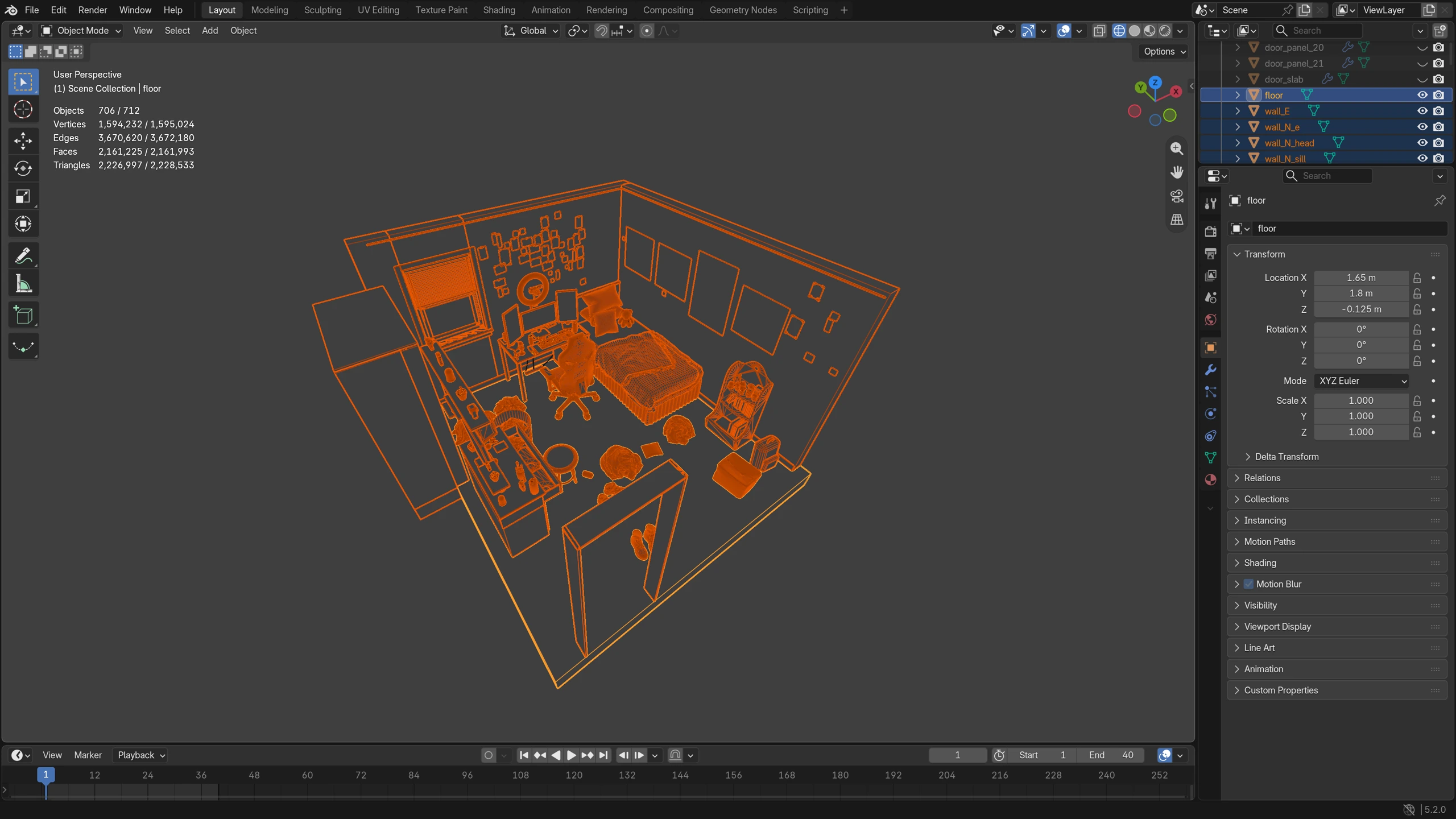 Blender: set geometry